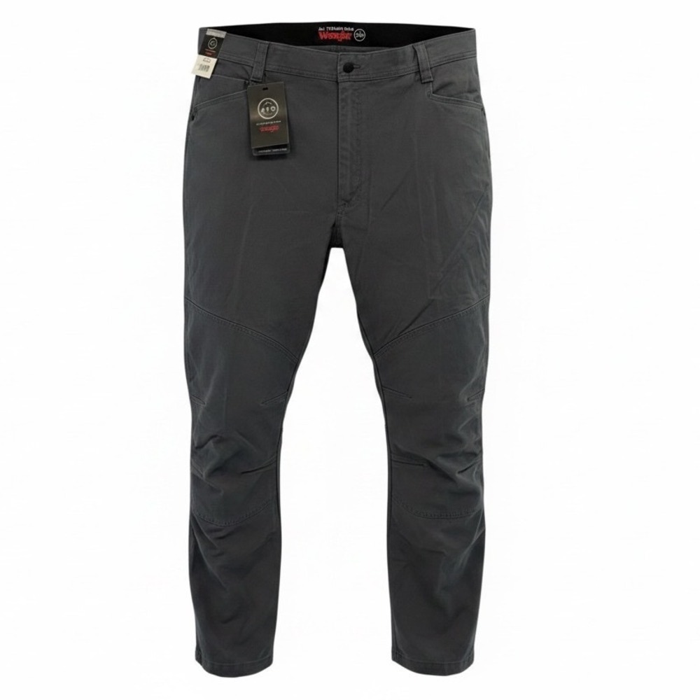 Wrangler ATG‎ Mens 44x34 Reinforced Utility Pants  Gray Straight Fit (H27) NWTs